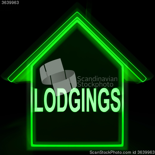 Image of Lodgings Home Means Rooms Accommodation Or Vacancies