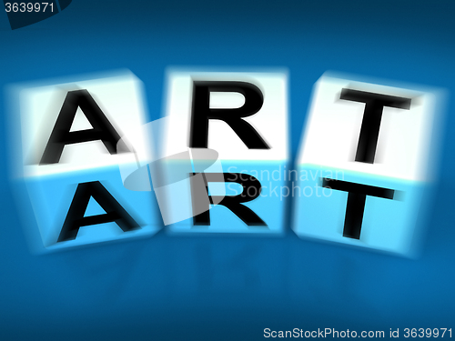 Image of Art Blocks Displays Painting Artwork Drawing and Graphics