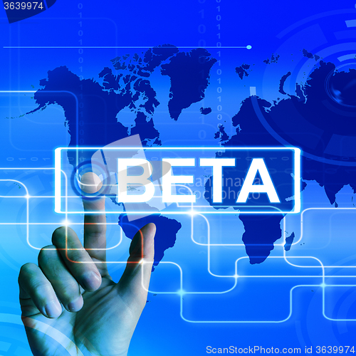 Image of Beta Map Displays an International Trial or Demo Version