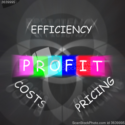 Image of Profit Displays Efficiency in Costs and Pricing