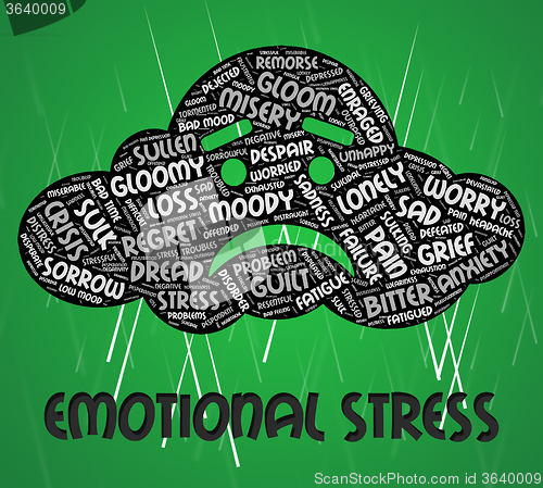 Image of Emotional Stress Indicates Soul Stirring And Emotive