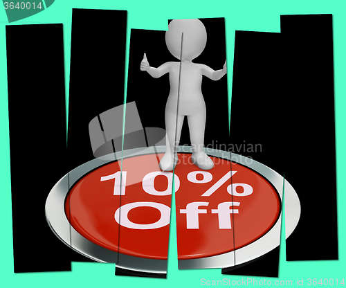 Image of Ten Percent Off Pressed Shows 10  Off Product