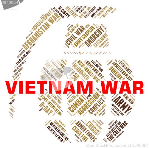 Image of Vietnam War Means North Vietnamese Army And America