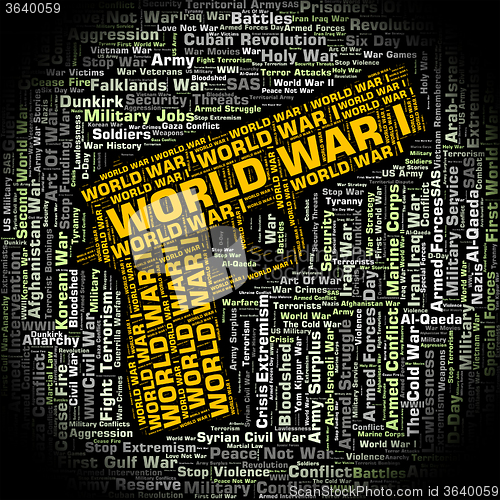 Image of World War I Indicates Warfare Wwi And Word