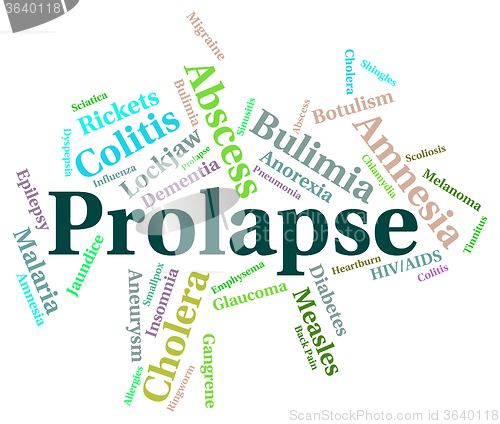 Image of Prolapse Illness Means Poor Health And Affliction