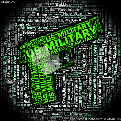 Image of Us Military Means The United States And Americas