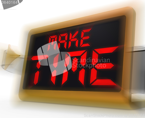 Image of Make Time Digital Clock Means Fit In What Matters