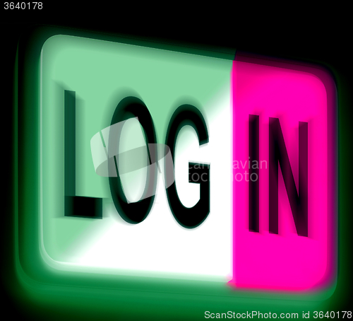 Image of Log In Login Sign Shows Sign In Online
