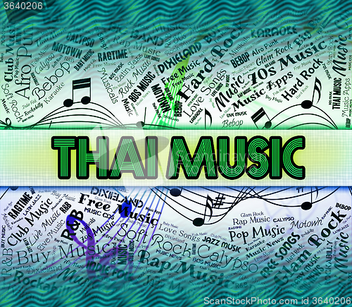 Image of Thai Music Means Acoustic Melodies And Harmony