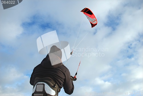 Image of Snow kiting