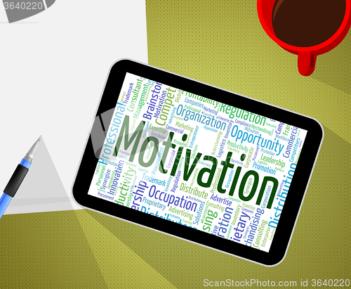 Image of Motivation Word Means Do It Now And Act