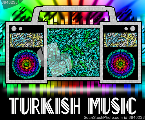 Image of Turkish Music Means Sound Tracks And Arabic