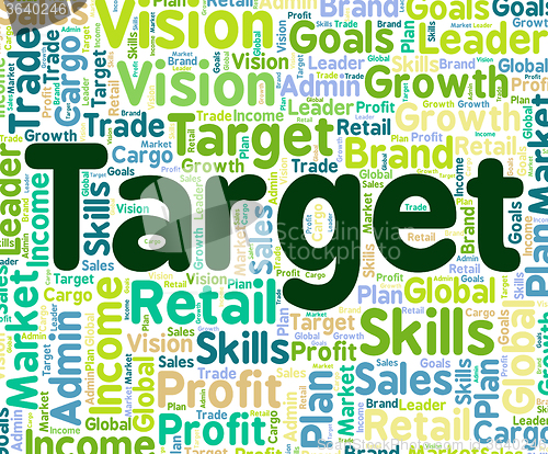Image of Target Word Indicates Words Wish And Goals