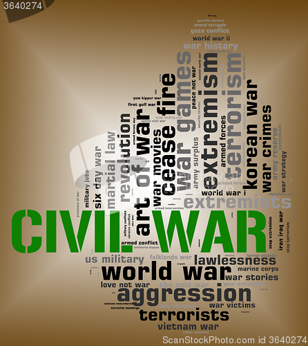 Image of Civil War Shows Within Country And Bloodshed