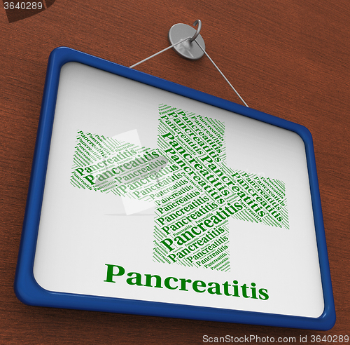 Image of Pancreatitis Word Means Ill Health And Afflictions