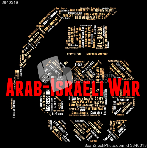 Image of Arab Israeli War Shows Middle Eastern And Arabian