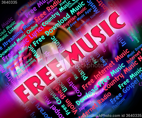 Image of Free Music Means With Our Compliments And Freebie