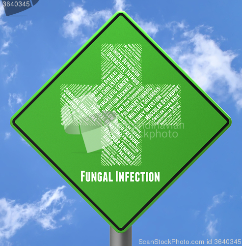 Image of Fungal Infection Shows Poor Health And Afflictions
