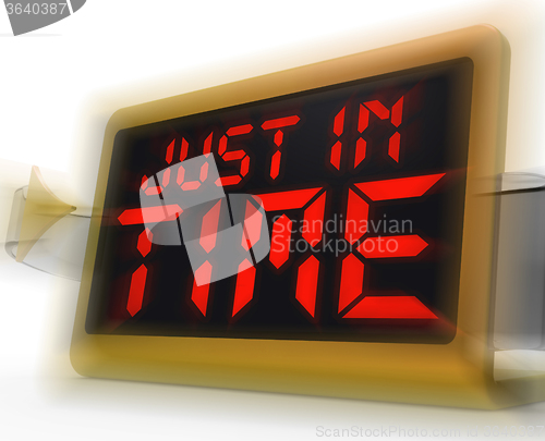 Image of Just in Time Digital Clock Means Not Too Late
