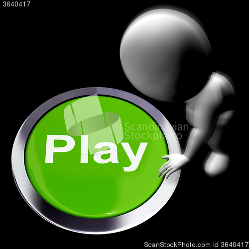 Image of Play Pressed Means Games Entertainment And Fun