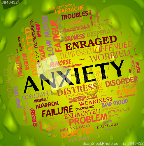 Image of Anxiety Word Means Concern Words And Apprehension