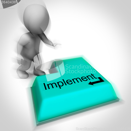 Image of Implement Keyboard Means Executing Or Applying Strategy