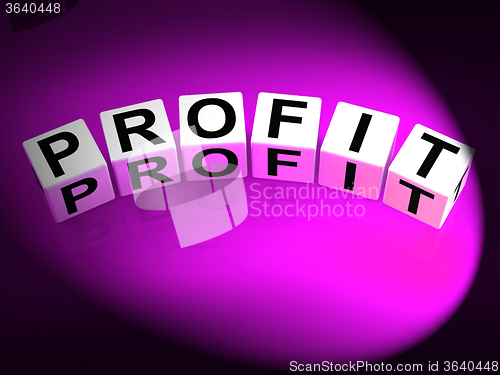 Image of Profit Dice Show Success in Trading and Earnings