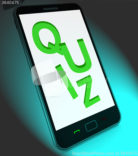 Image of Quiz On Mobile Means Test Quizzes Or Questions Online