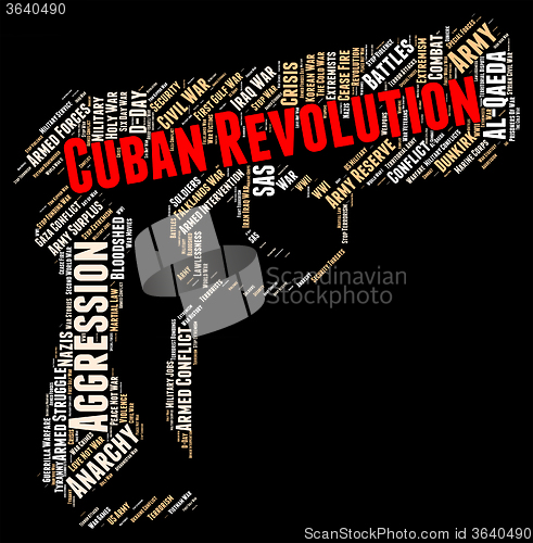 Image of Cuban Revolution Indicates Coup D\'?tat And Anarchy