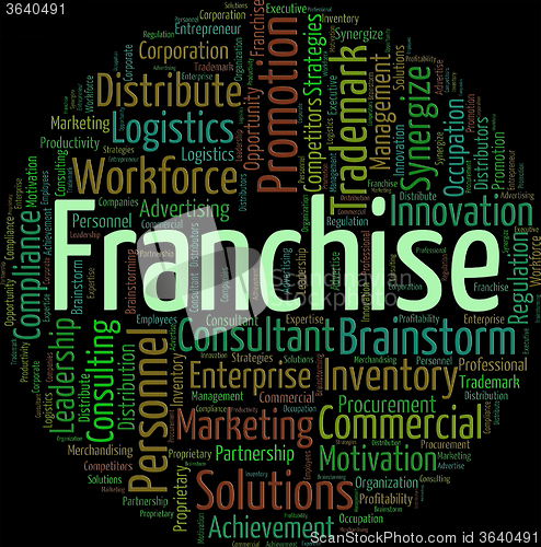 Image of Franchise Word Means Text Concession And Privilege