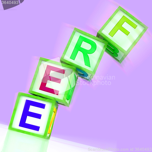 Image of Free Word Mean Gratis Or Without Charge