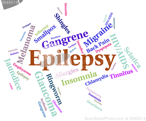 Image of Epilepsy Illness Means Poor Health And Afflictions