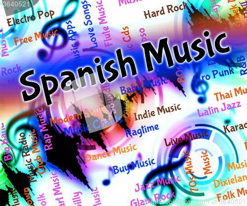 Image of Spanish Music Represents Latin American And Classical