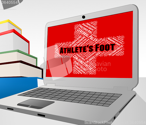 Image of Athlete\'s Foot Means Poor Health And Affliction
