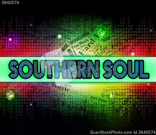 Image of Southern Soul Represents Rhythm And Blues And American