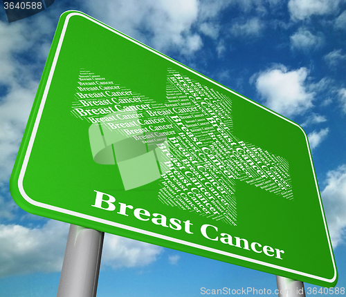 Image of Breast Cancer Indicates Poor Health And Ailment