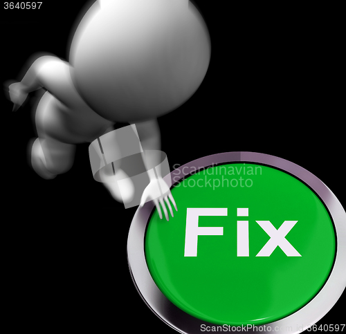 Image of Fix Pressed Means Repair Mend Or Restore