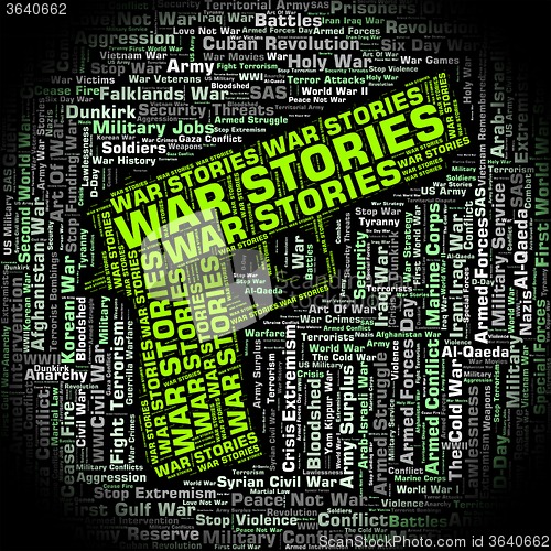 Image of War Stories Shows Military Action And Anecdote