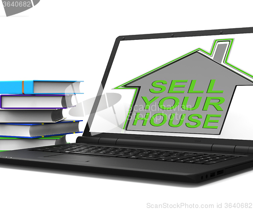 Image of Sell Your House Home Tablet Means Find Property Buyers