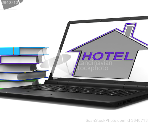 Image of Hotel House Tablet Means Holiday  Accommodation And Vacancies