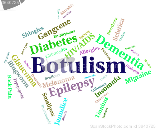 Image of Botulism Illness Shows Poor Health And Ailment