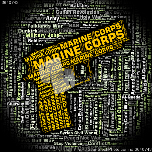Image of Marine Corps Represents Amphibious Warfare And Navy