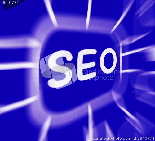 Image of SEO Diagram Displays Optimized For Search Engines