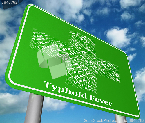 Image of Typhoid Fever Represents Symptomatic Bacterial Infection And Aff