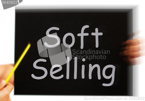 Image of Soft Selling Message Means Casual Advertising Technique