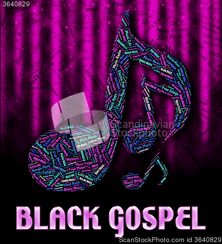 Image of Black Gospel Means Sound Track And Acoustic