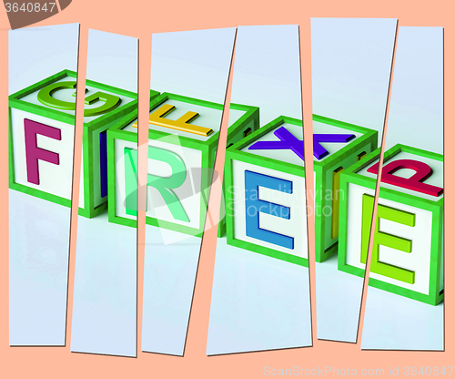 Image of Free Letters Mean Complimentary And No Charge