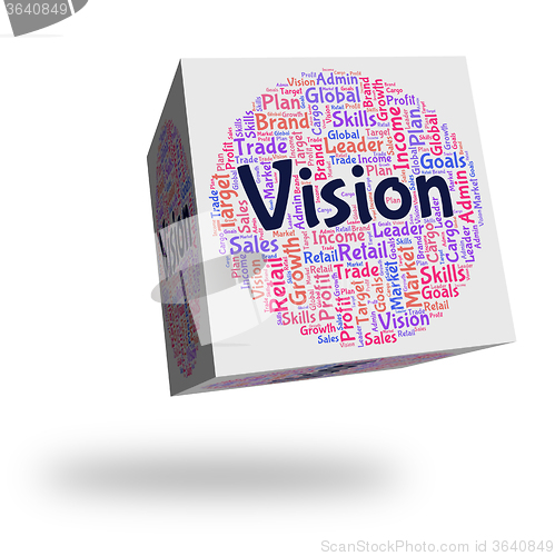 Image of Vision Word Means Plan Future And Prediction