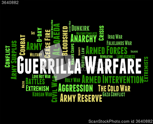 Image of Guerrilla Warfare Shows Resistance Fighter And Clashes