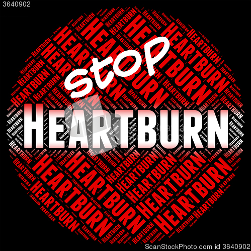 Image of Stop Heartburn Shows Acid Indigestion And Control